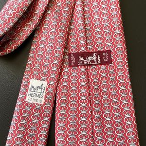 Hermes silk tie